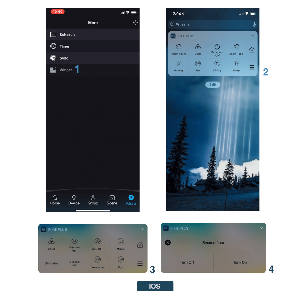 SAL PIXIE PLUS iOS App with Widgets