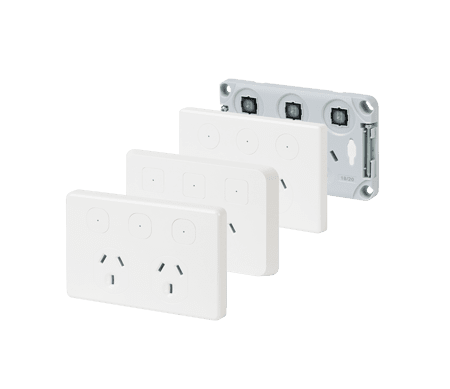 PIXIE Smart Power Point cover plate options across the range