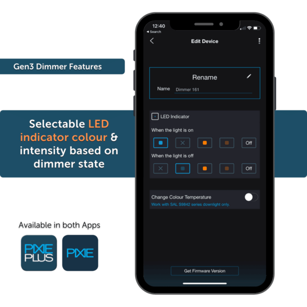 PIXIE Smart Trailing Edge Only Dimmer SDD300BTAM G3 - Image 5