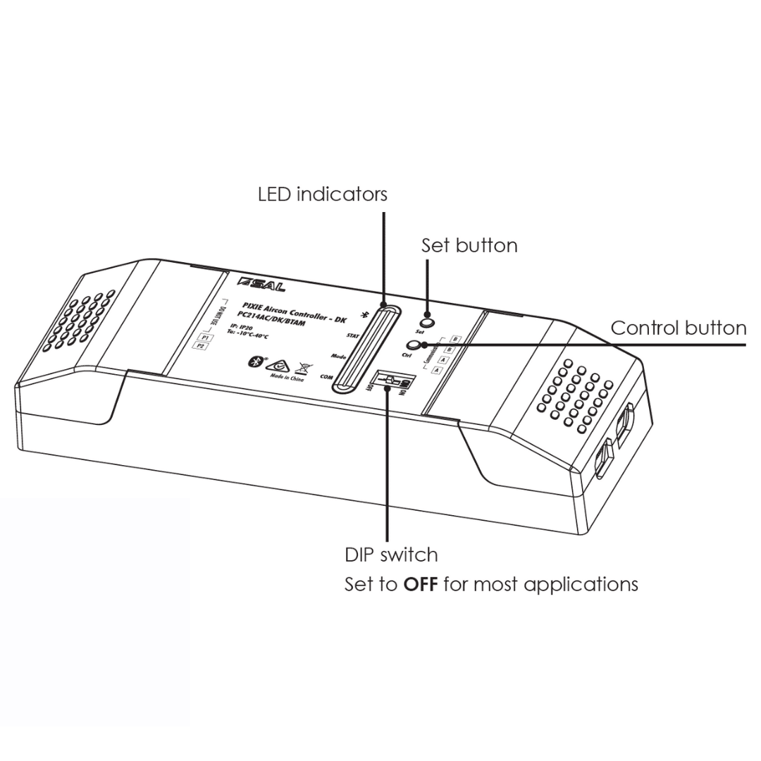 PIXIE Smart Aircon Controller for DAIKIN™ - PC214AC/DK/BTAM - Image 3
