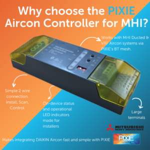 PIXIE Smart Aircon Controller for Mitsubishi Heavy Industries